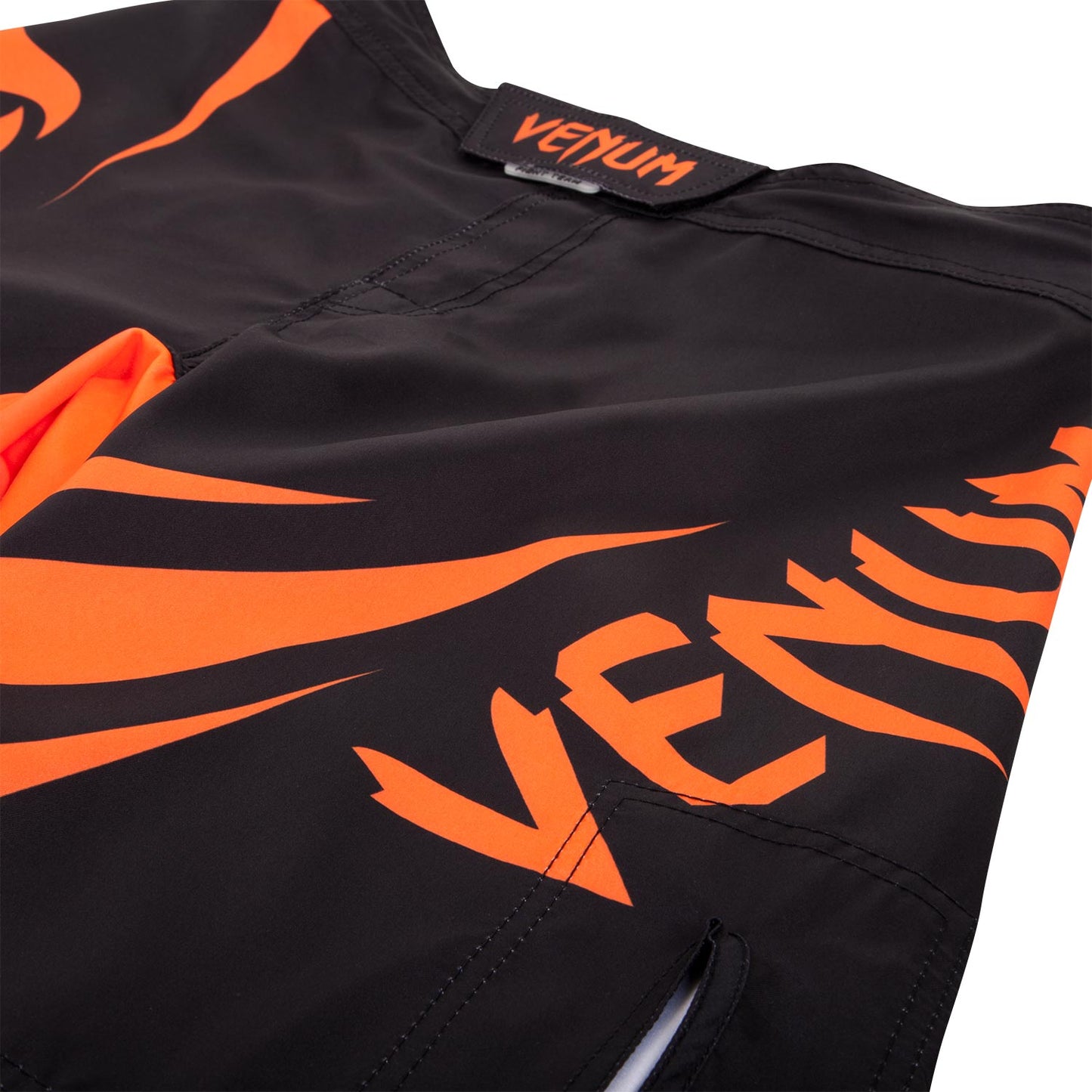Fightshort Venum Challenger - Noir/Orange Fluo