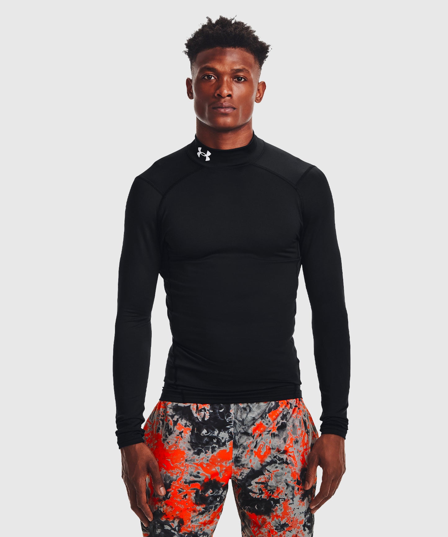 Haut De Compression À Col Montant Under Armour Coldgear - Noir