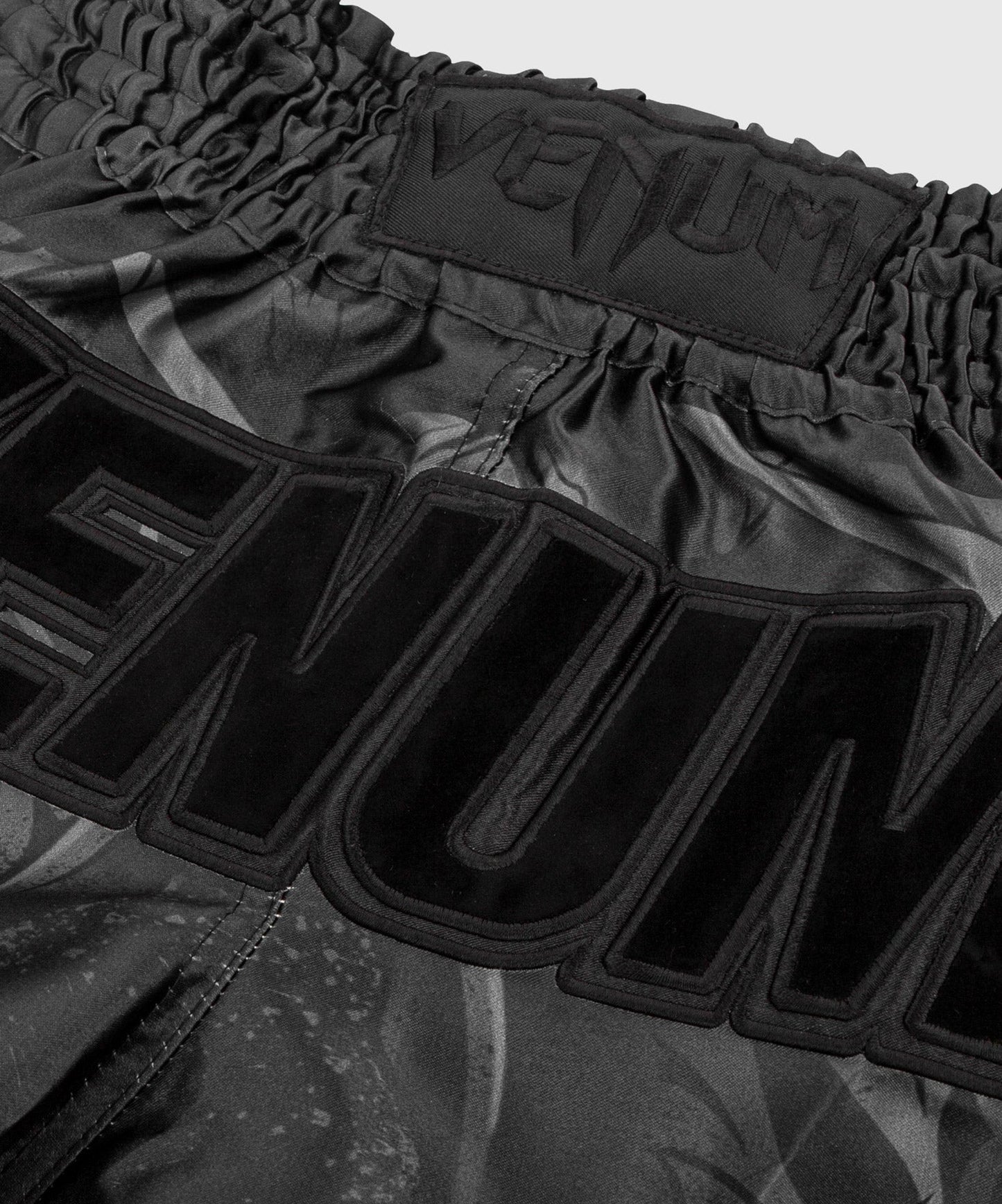 Venum Devil Muay Thai Short - Black/Black