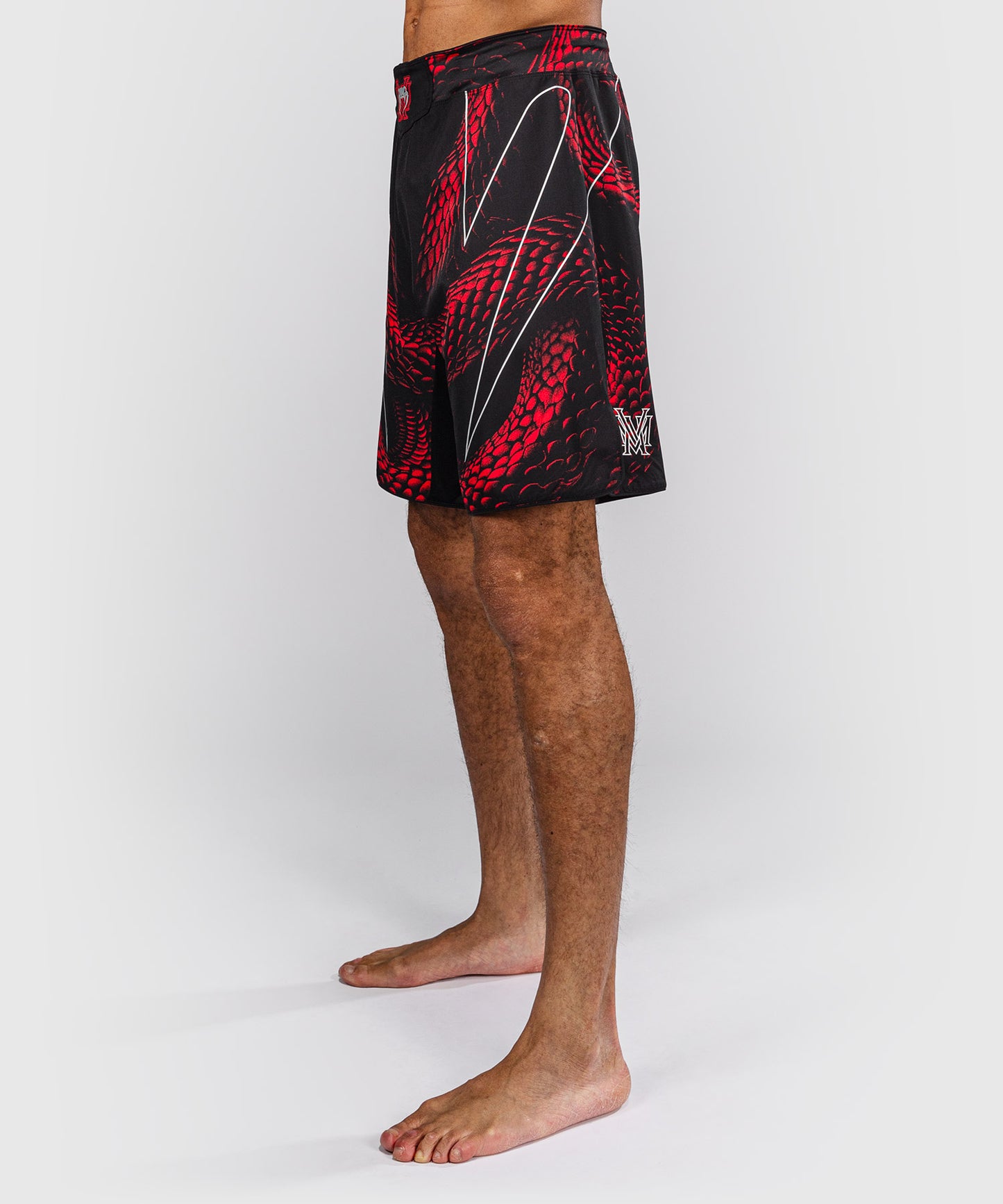 Venum Matupa Fightshorts - Schwarz/Rot/Silber