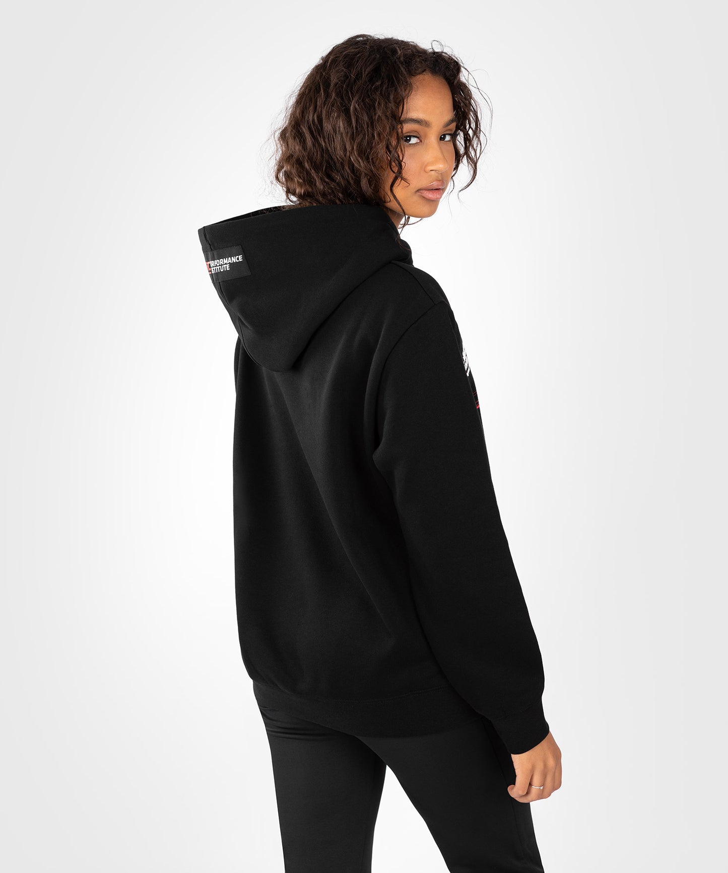 Sweat à capuche pour femmes UFC Venum Performance Institute 2.0 - Noir/Rouge