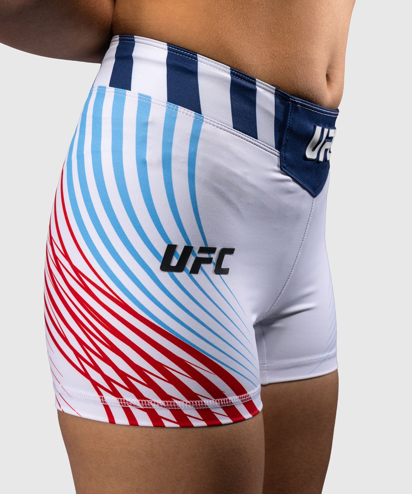 Women's Official UFC Freedom 250 by Venum White Authentic Short Fit Vale Tudo Short