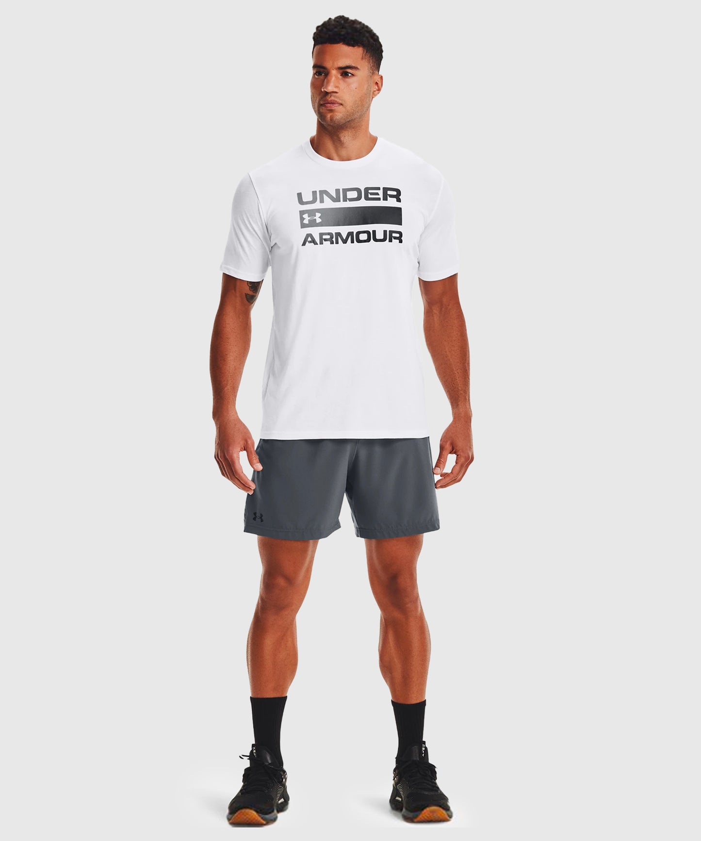 T-Shirt Under Armour Ua Team Issue Wordmark - Blanc