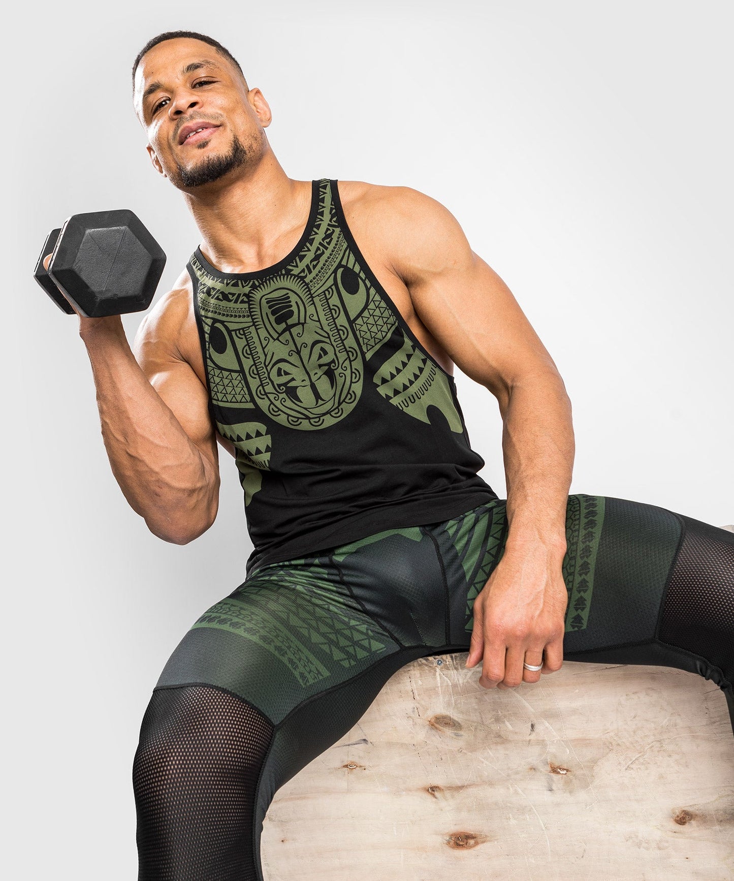 Venum Nakahi Tank Top - Schwarz/Khaki