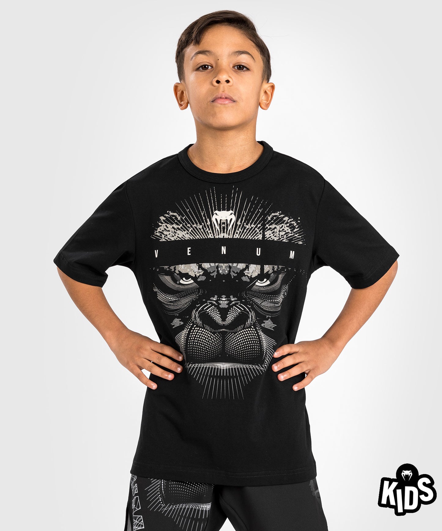 Venum Gorilla Jungle T-Shirt enfant - Noir/Blanc