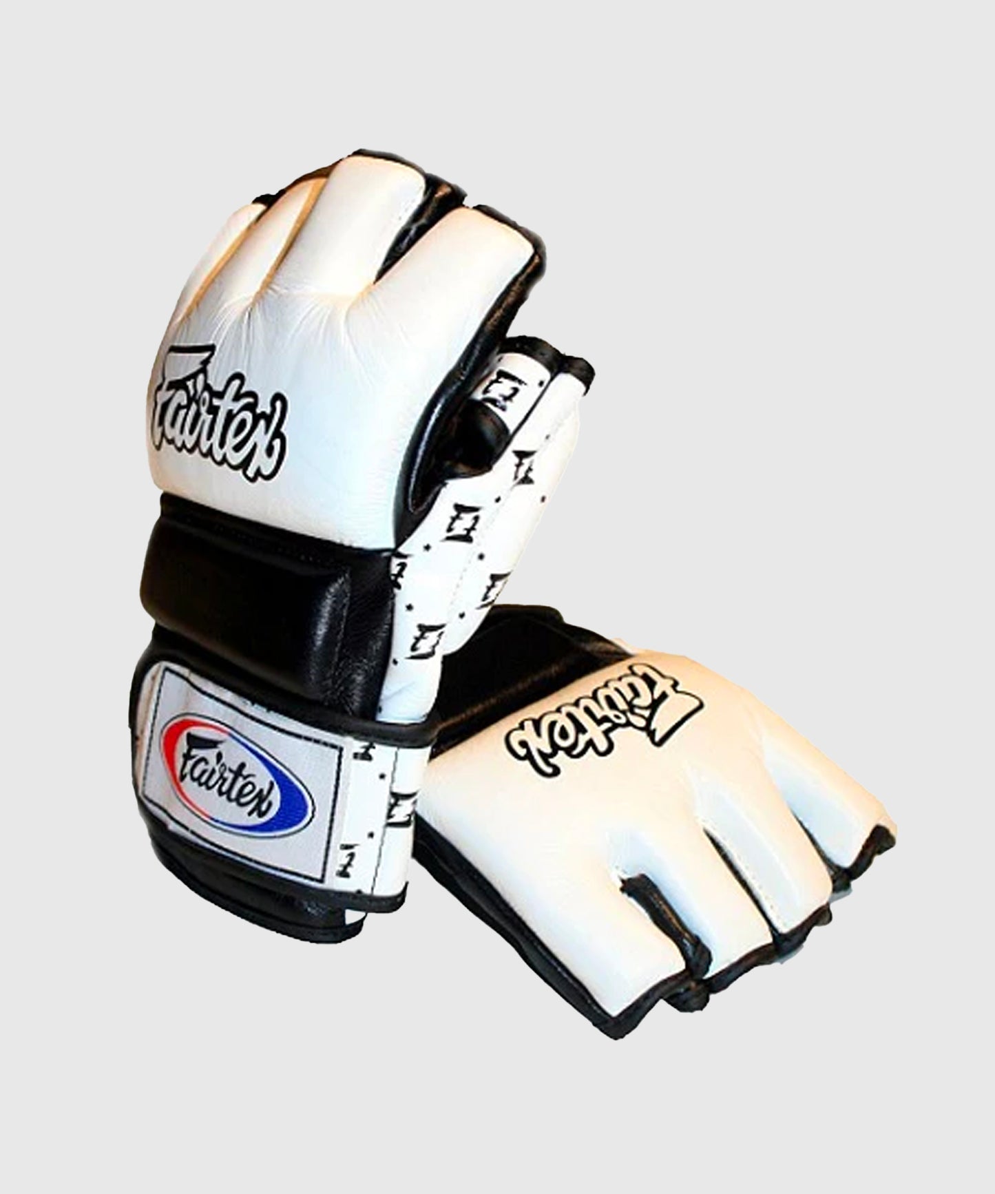 Fairtex V17 Guanti MMA da Combattimento Libero – Bianco/Nero
