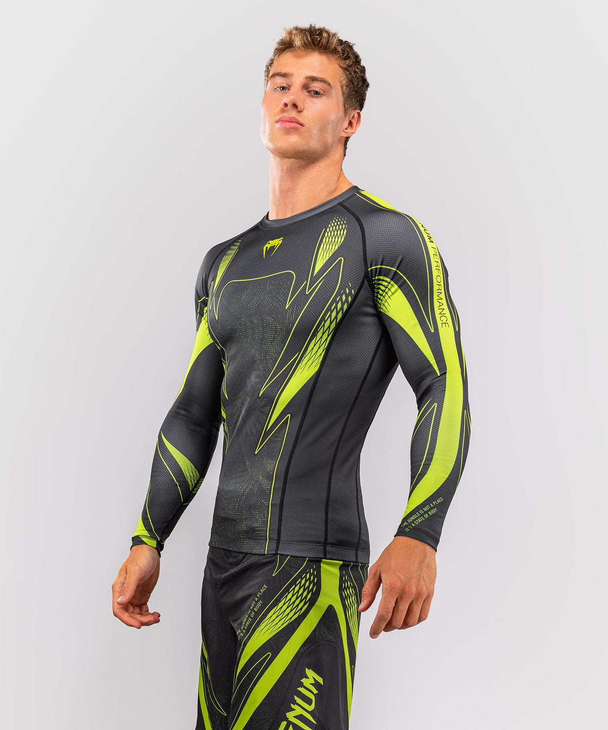 Venum Amazonia Reborn Maglia a compressione a maniche lunghe - Nero/Verde