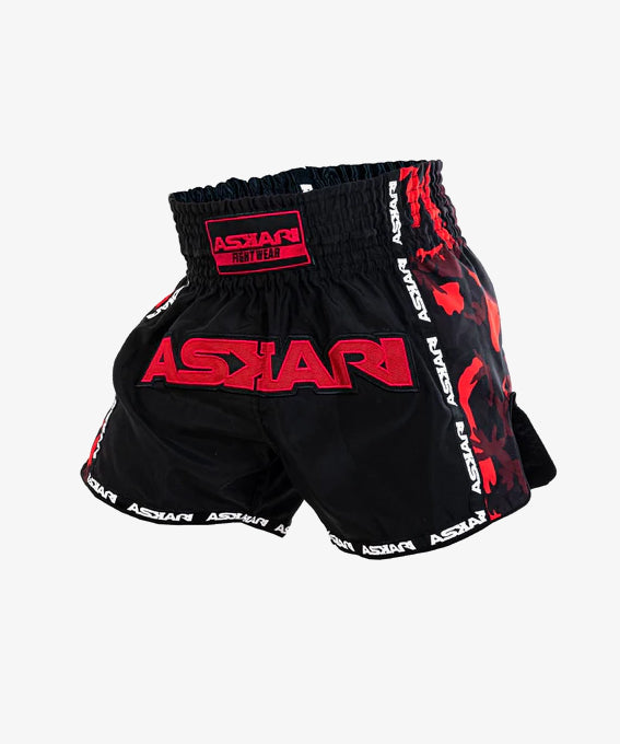 Askari Sahara Muay Thai Shorts - Schwarz