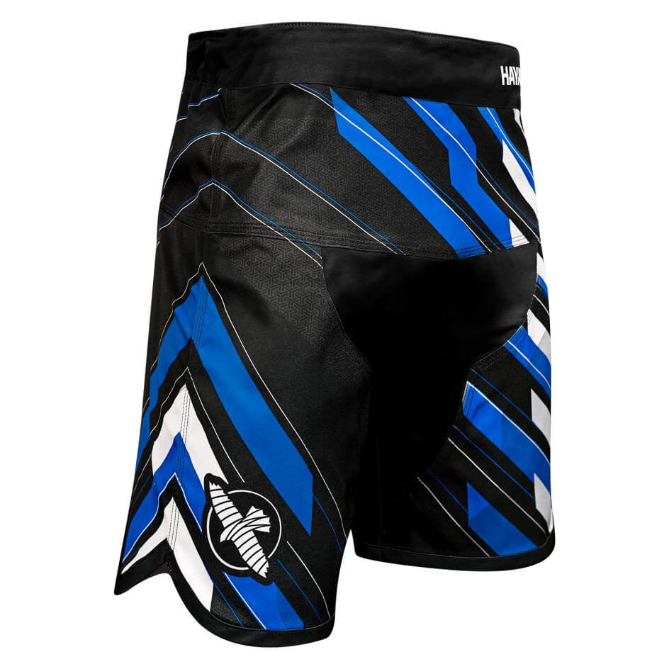 Hayabusa Jiu Jitsu Metaru Charged Fightshorts - Negro/Azul