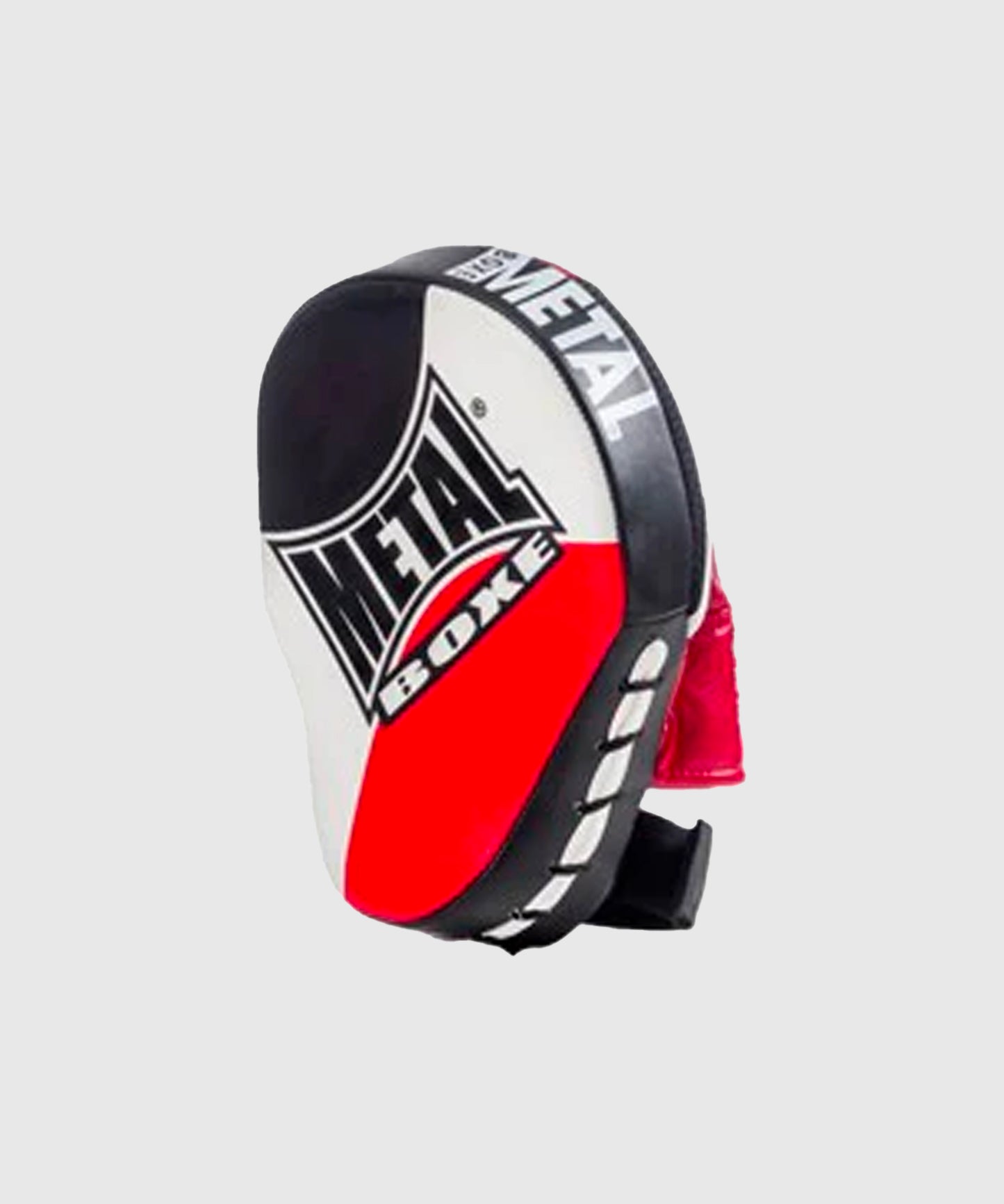 Metal Boxe Manoplas Curvadas - Talla M - Negro/Blanco/Rojo