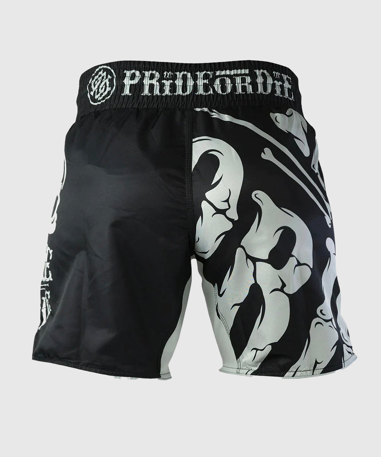 Short de MMA Pride Or Die Reckless Bones - Noir