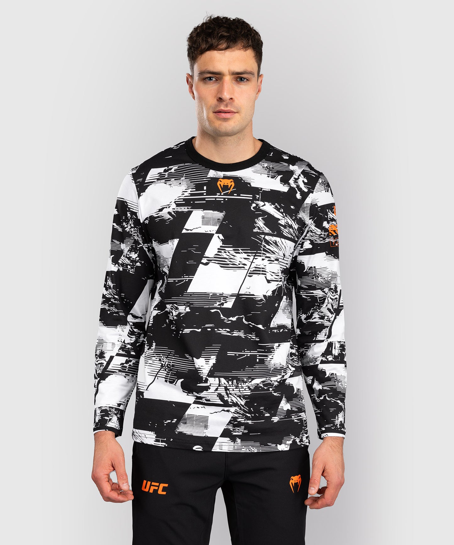 Men's UFC Zenith by Venum White Authentic Fight Week Long Sleeve T-Shirt