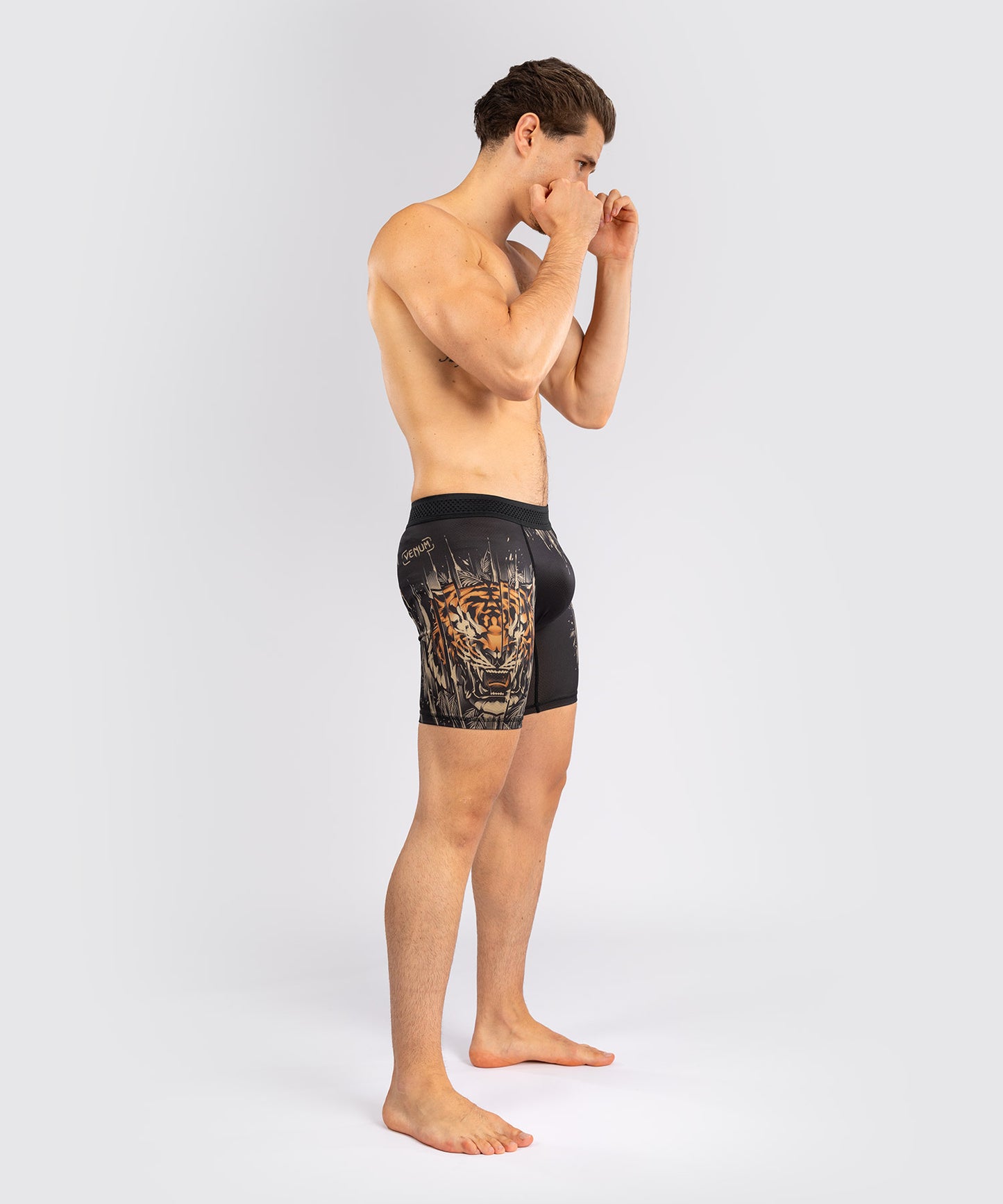 Venum Tiger Herren Vale Tudo - Schwarz/Neon Orange