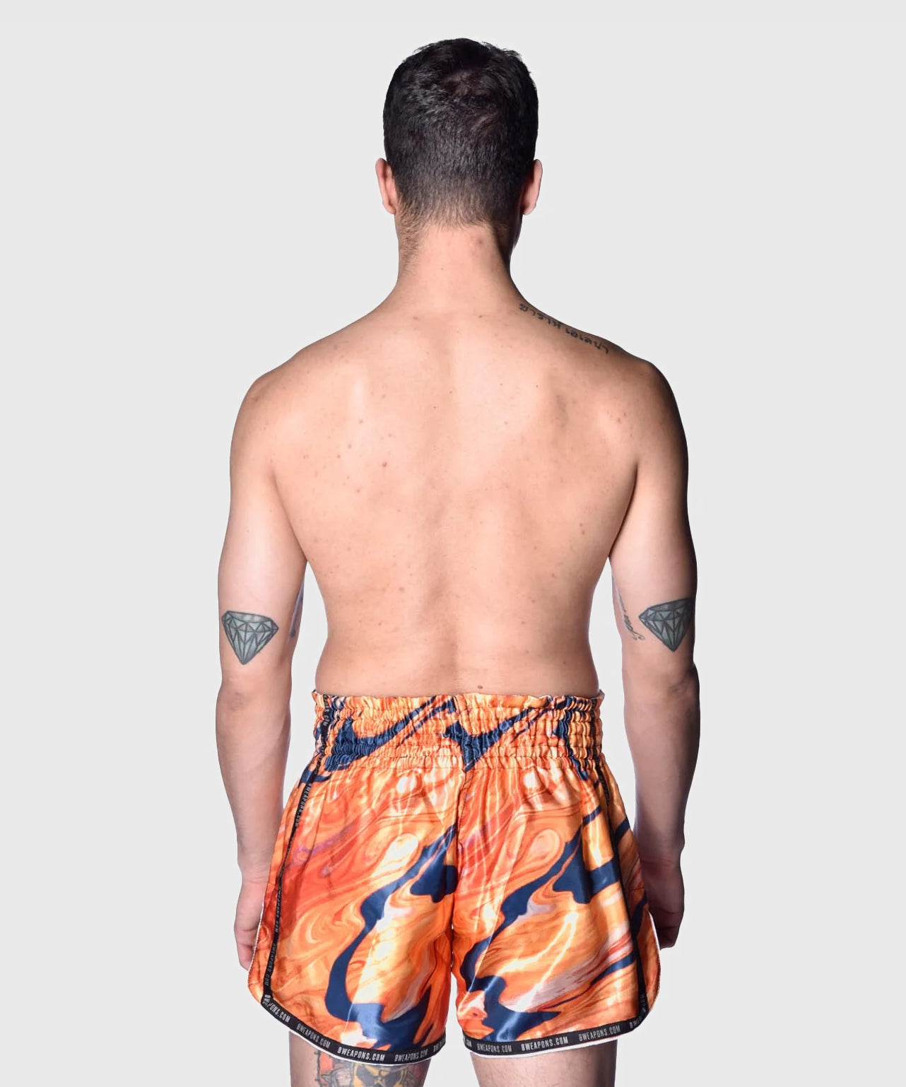 Short de Muay Thai 8 Weapons Vivo Magma - Orange
