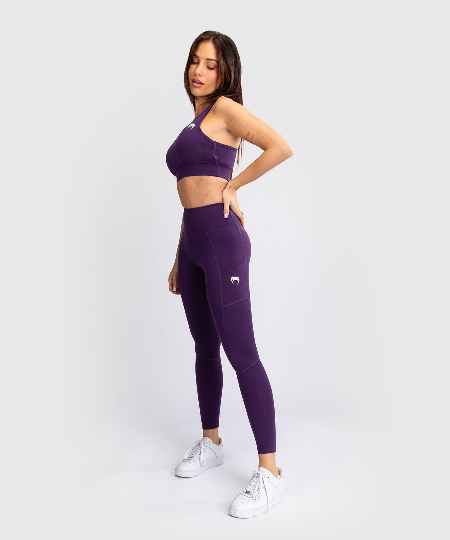 Venum Essential Damen Performance Leggings - Tiefpurpur