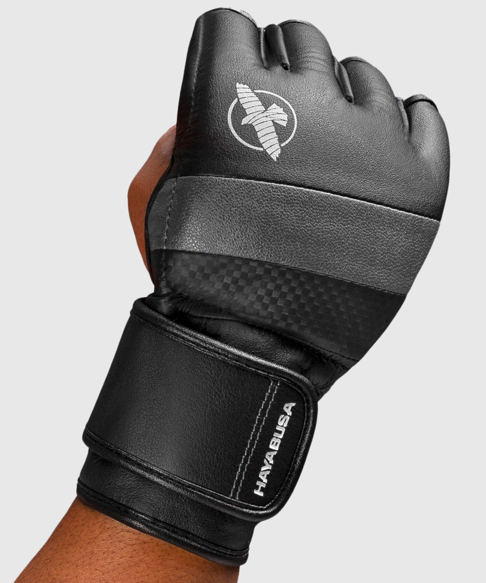 Gants de MMA T3 Hayabusa - Noir/Gris