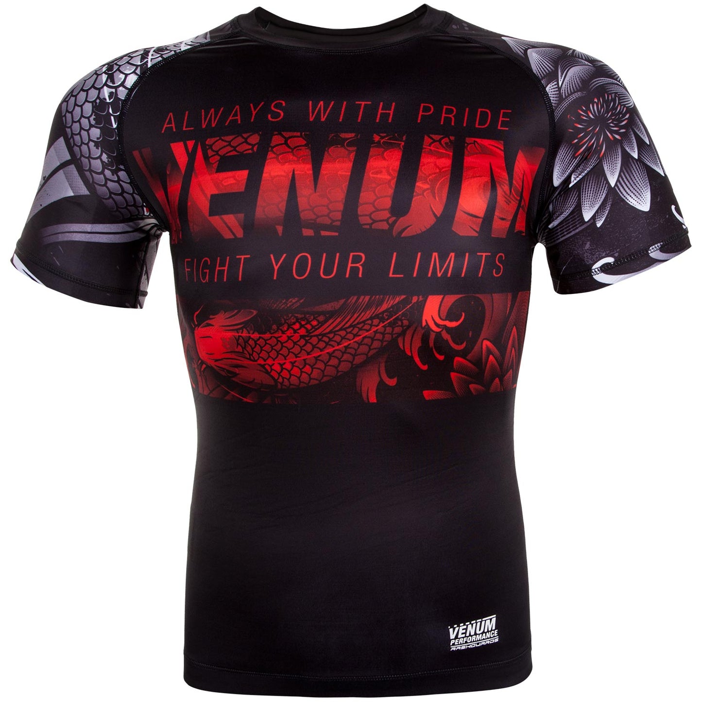 Venum Koi 2.0 Rashguard - Short Sleeves - Black/White