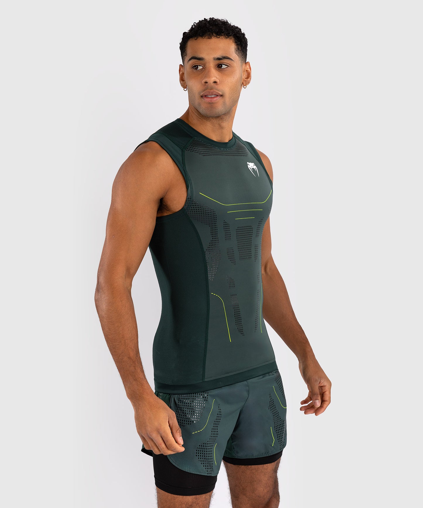 Rashguard Sans Manches Venum Technical 3.0 - Vert Forêt