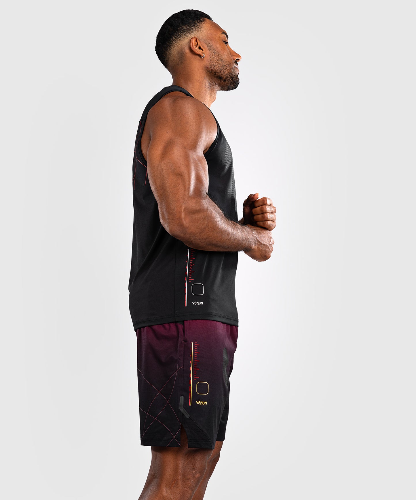Venum Tactical XT Canotta Dry Tech - Nero/Rosso Fuoco