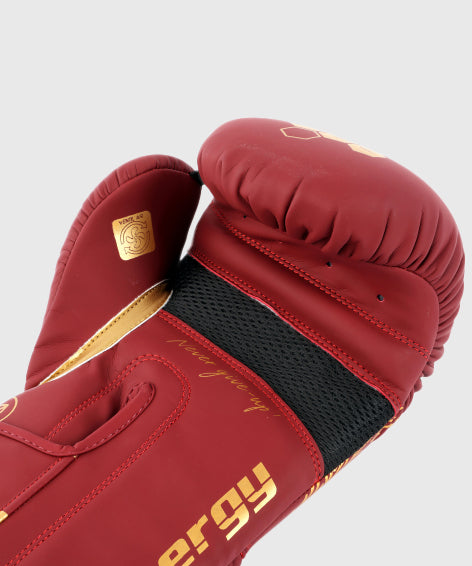 Montana Energy Legend Boxing Gloves - Red/Gold