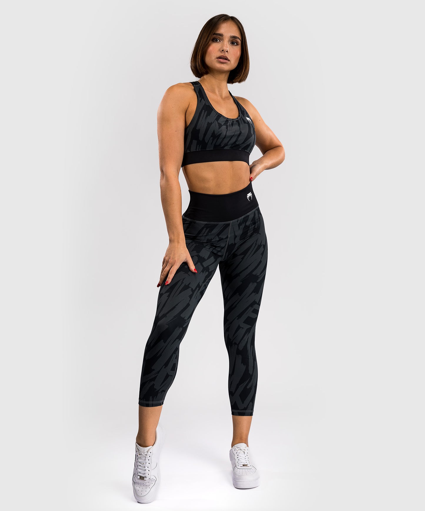 Venum Graffiti Frauen Leggings in voller Länge - Urban Kohle