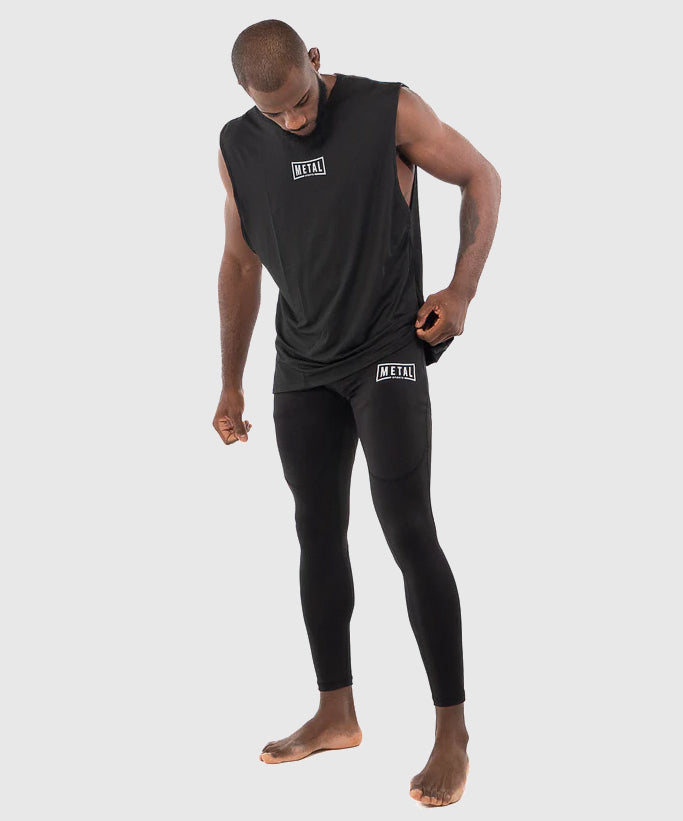 Débardeur D'Entraînement Metal Boxe - Noir