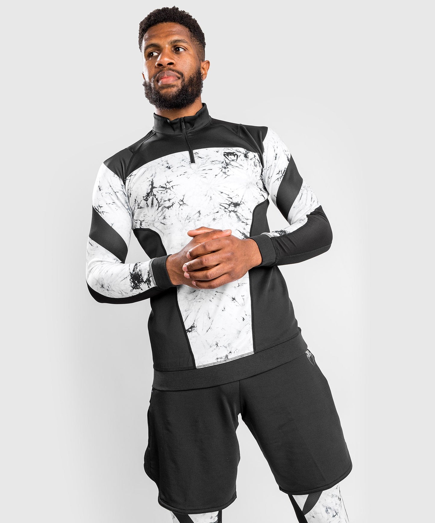 Dry Tech long sleeve zipped collar Venum G-Fit Marble - Marble