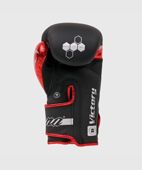 Montana Victory Identity Guantes de Boxeo - Negro/Rojo