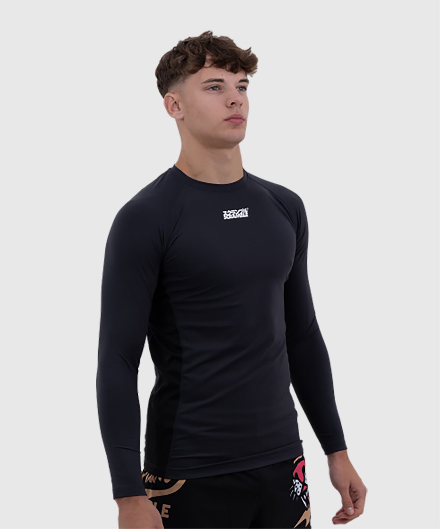 Scramble Shinobi Rashguard a Maniche Lunghe - Blu Marino