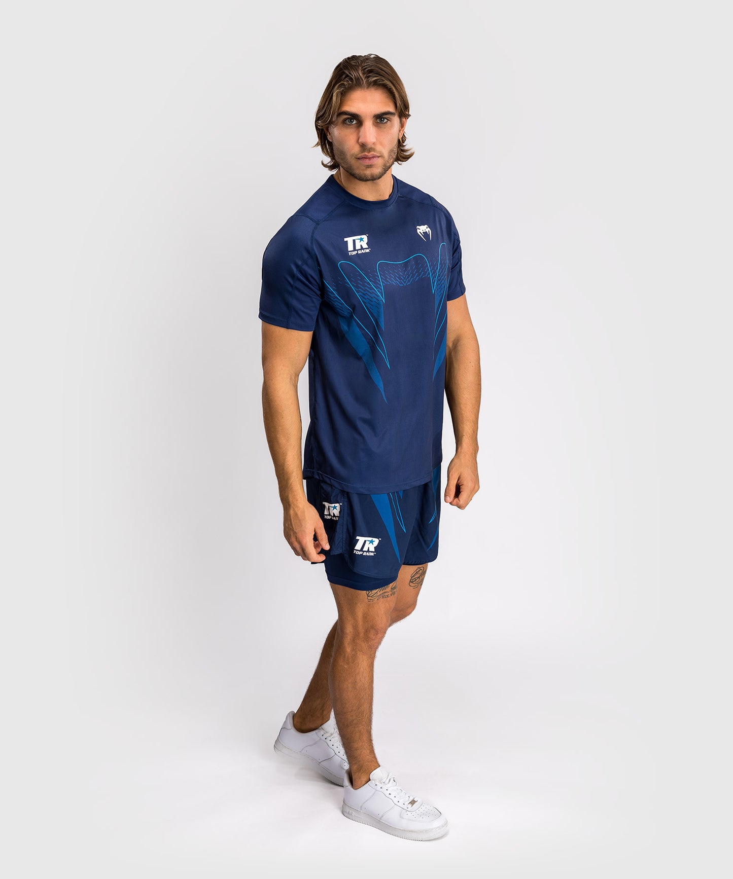 Venum x Top Rank Original Camiseta Dry-Tech para Hombre - Azul Marino