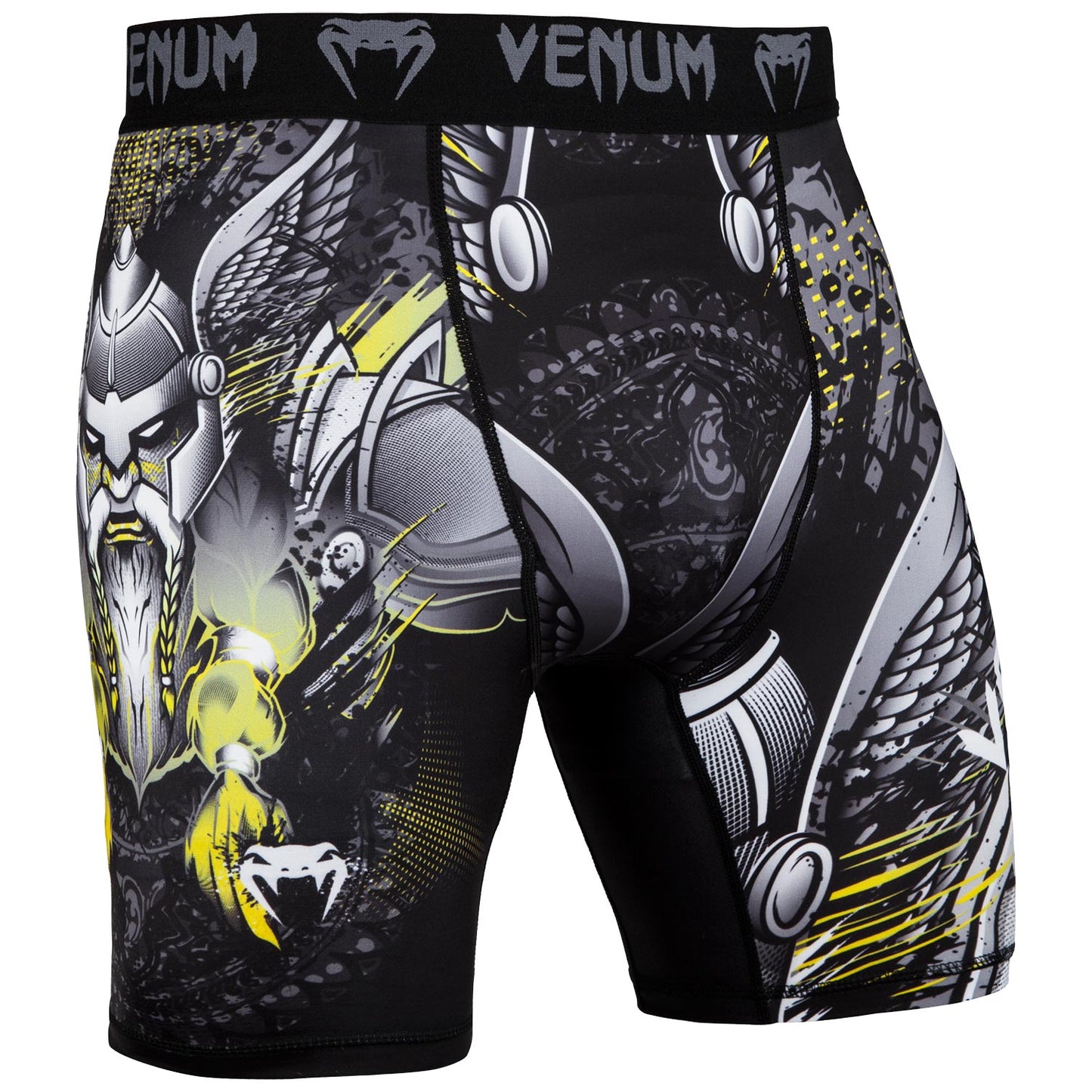 Venum Viking 2.0 Compression Short - Black/Yellow