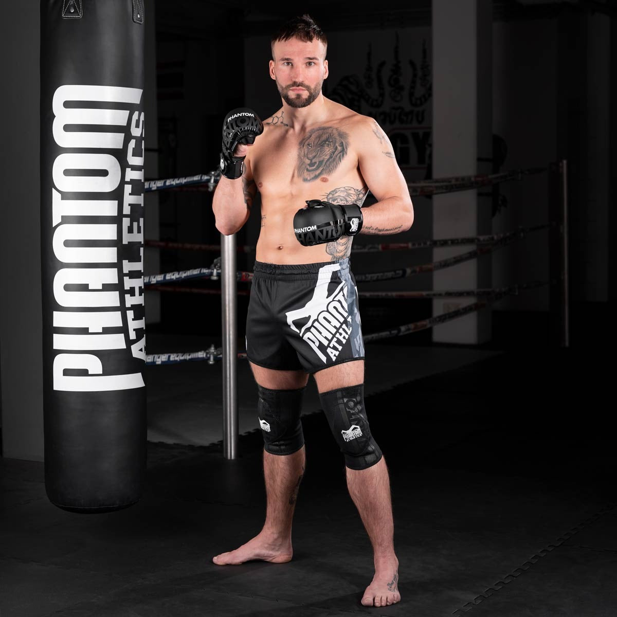 Genouillères Grappling Phantom Athletics Apex - Noir