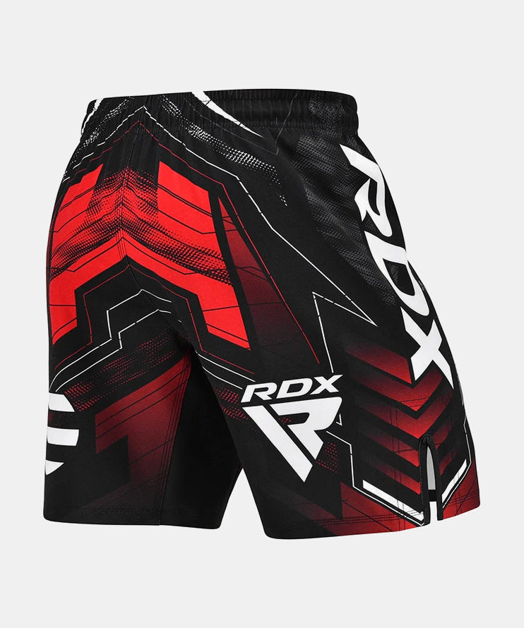 RDX Fight Shorts IMMAF Approved - Black/Red