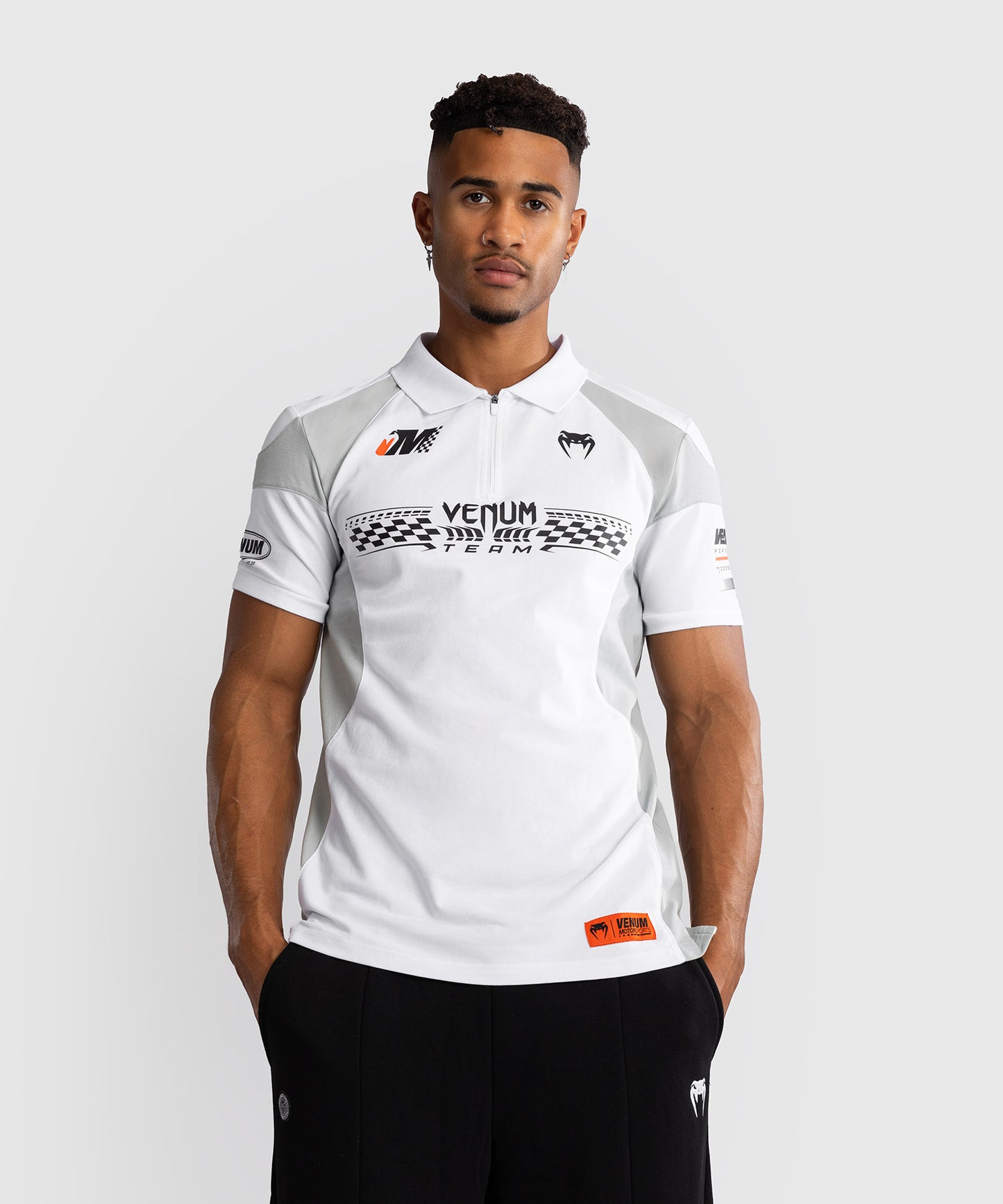 Polo en Coton Venum Motorsport - Blanc Neige