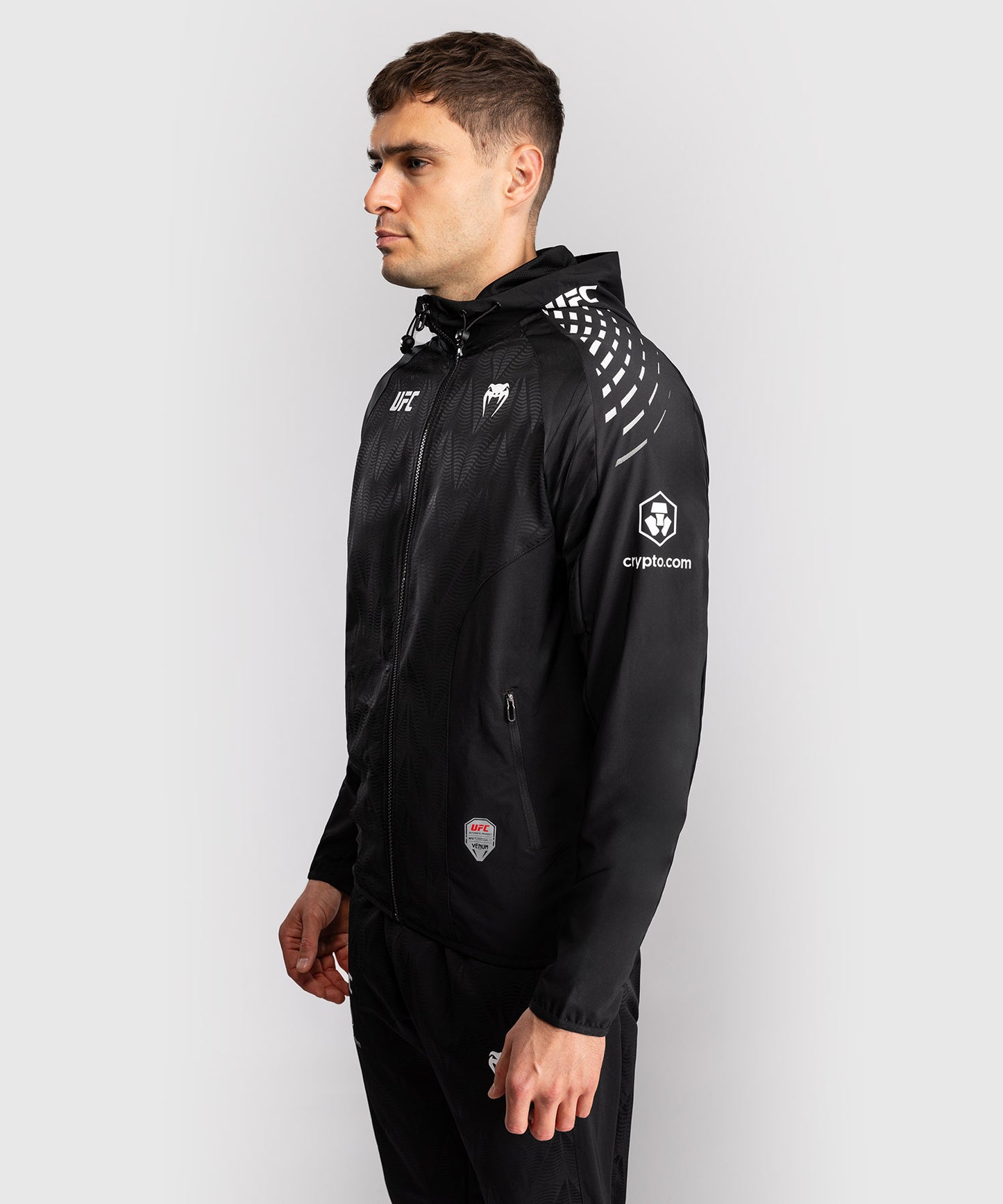 Sweat à capuche Walkout Homme UFC Zenith by Venum Authentic Fight Night - Noir