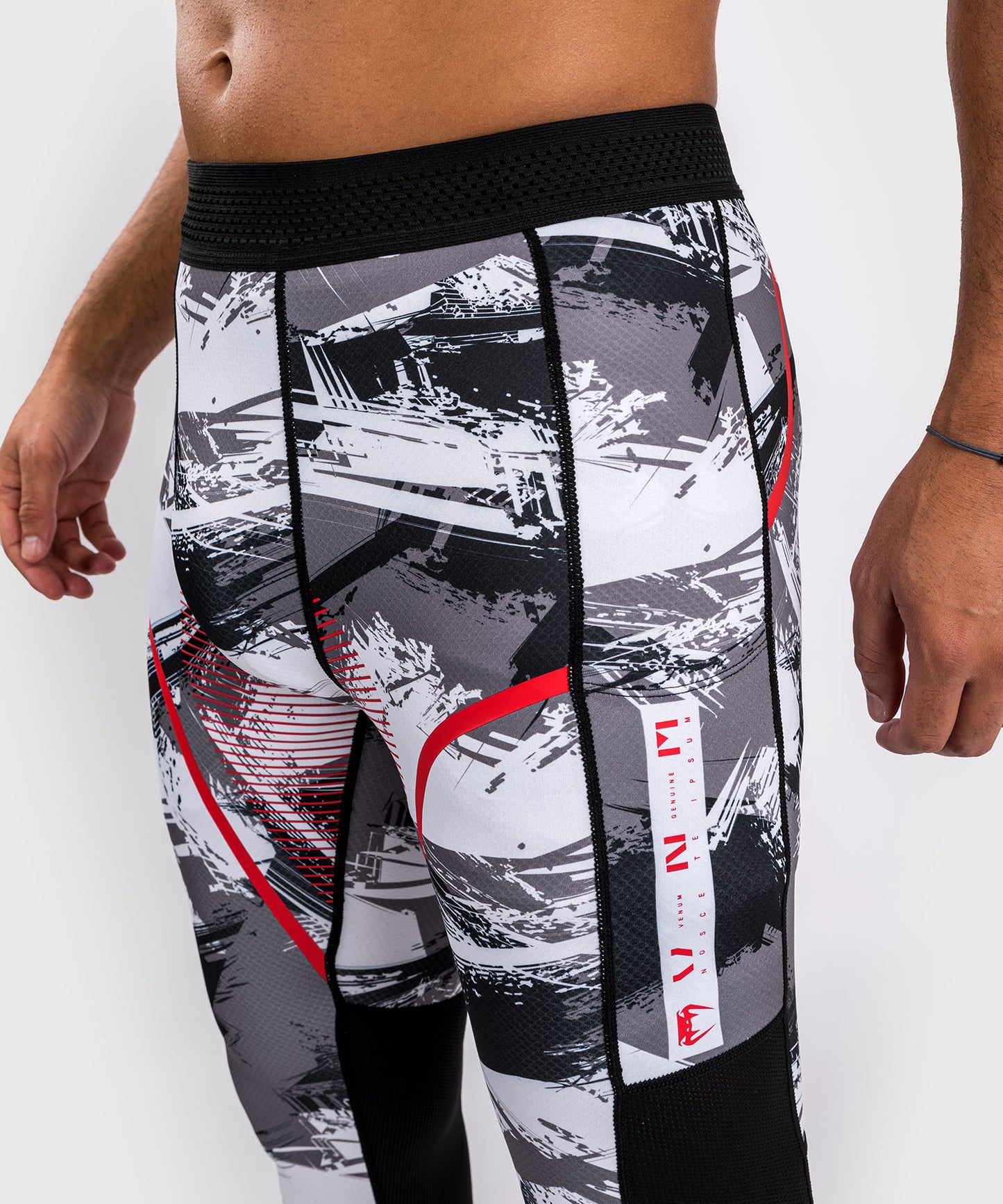 Venum Electron 3.0 Spats - Grey/Red