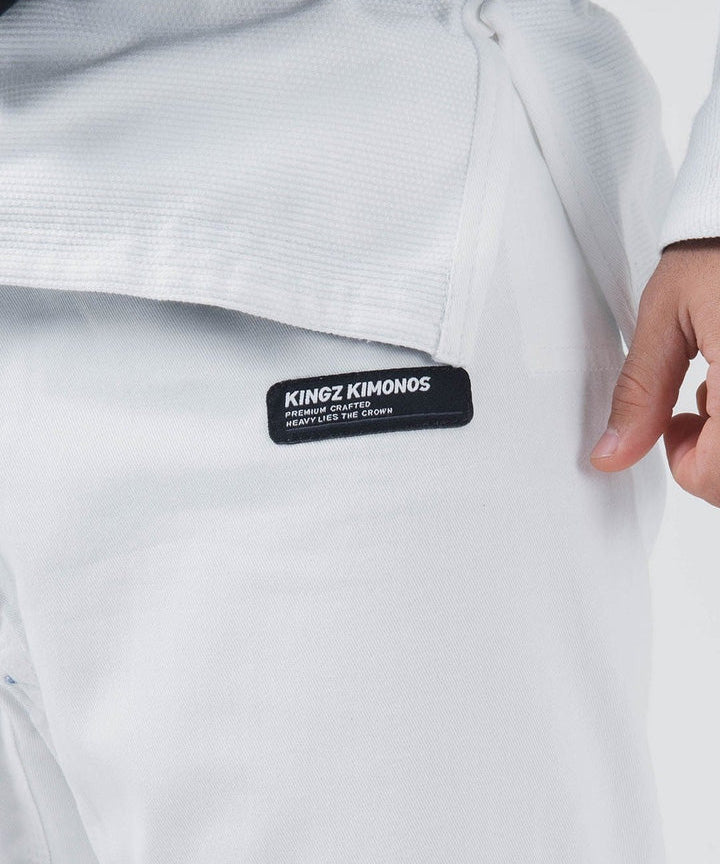 Kimonos de JJB Kingz Kore V2 - Blanc