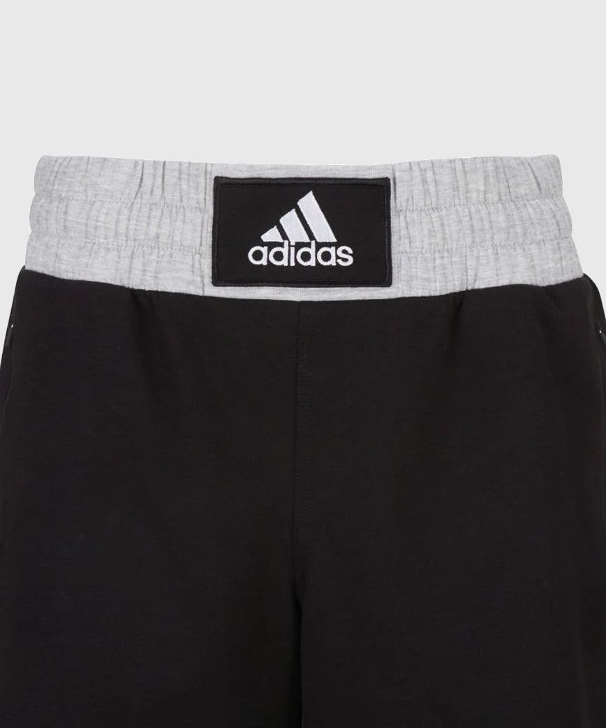 Short de Boxe Anglaise Adidas Boxwear Traditional - Noir/Gris