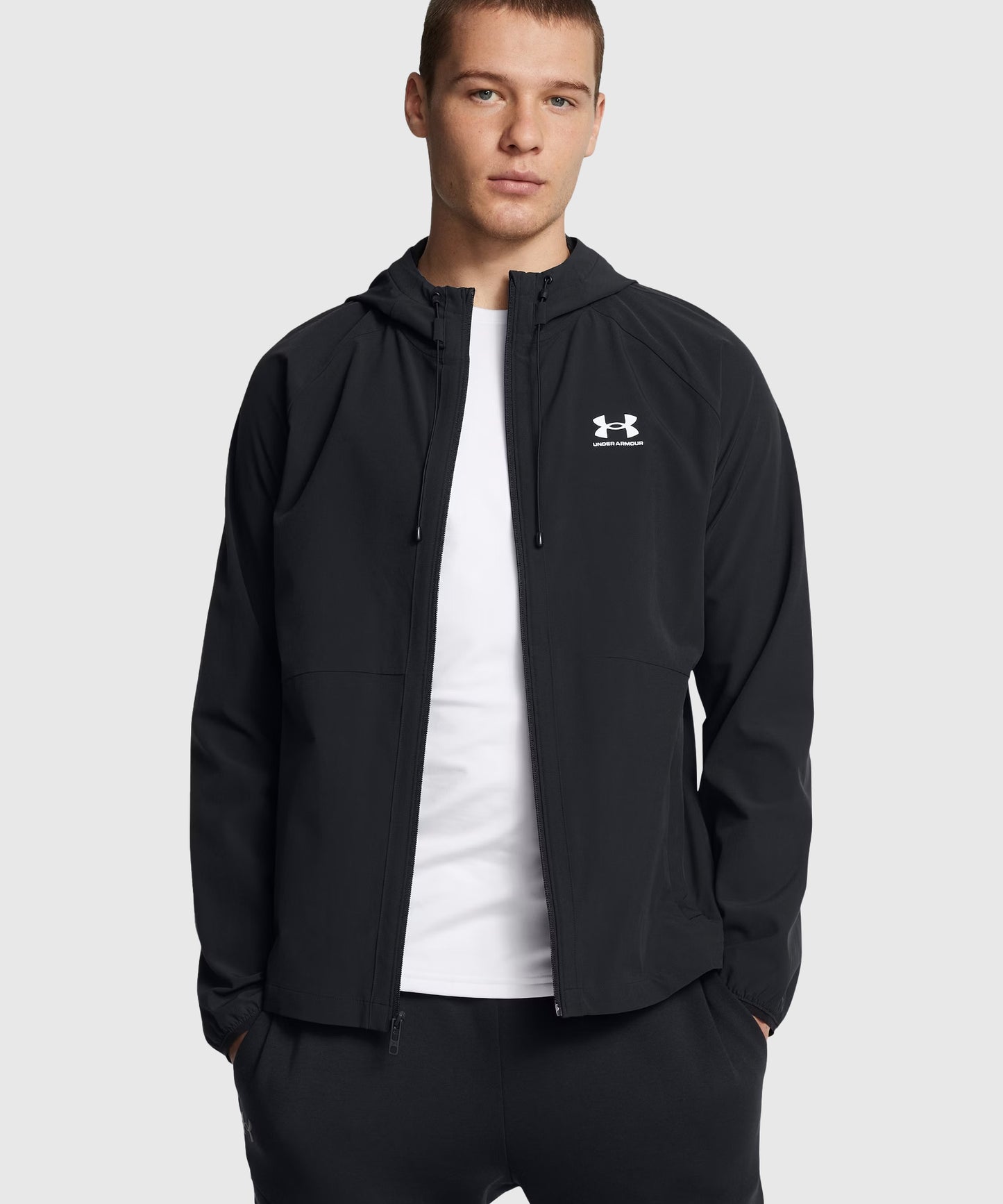 Veste Coupe-Vent Under Armour Stretch Woven - Noir