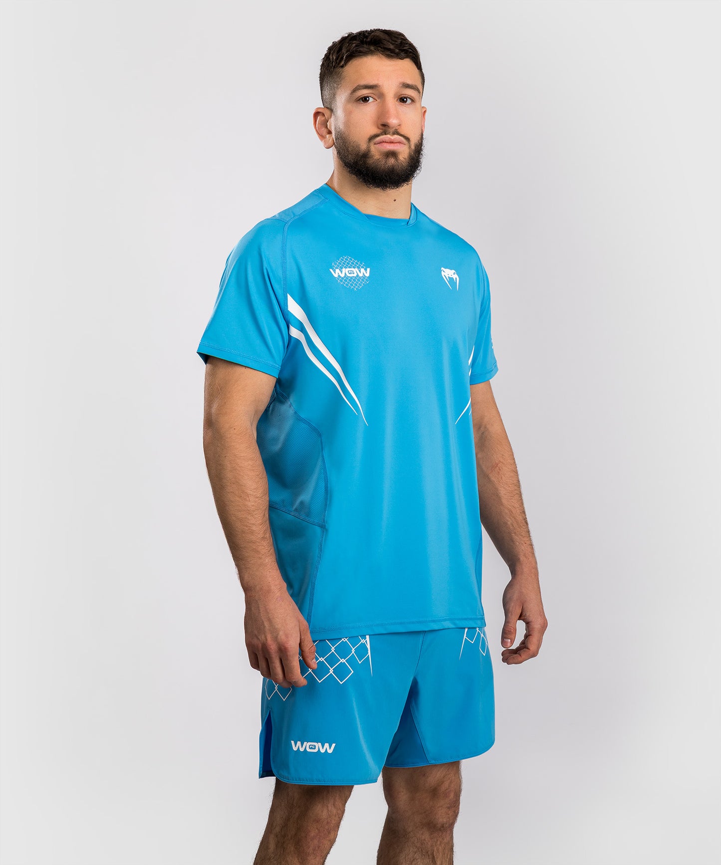 Venum x WOW FC Dry-Tech T-Shirt - Pacific Blue
