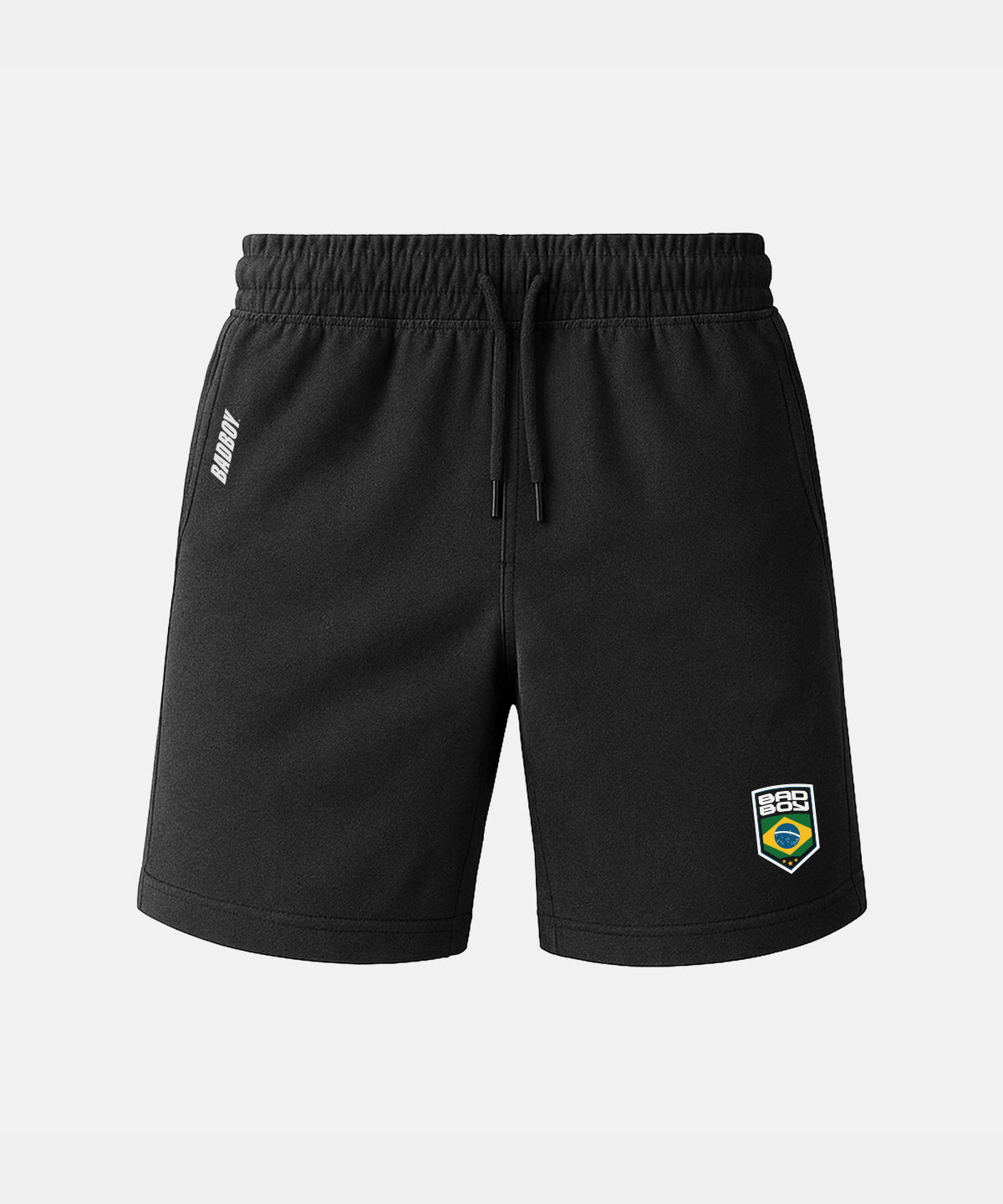 Bad Boy Brazilian Flag Pantalones Cortos de Algodón - Negro