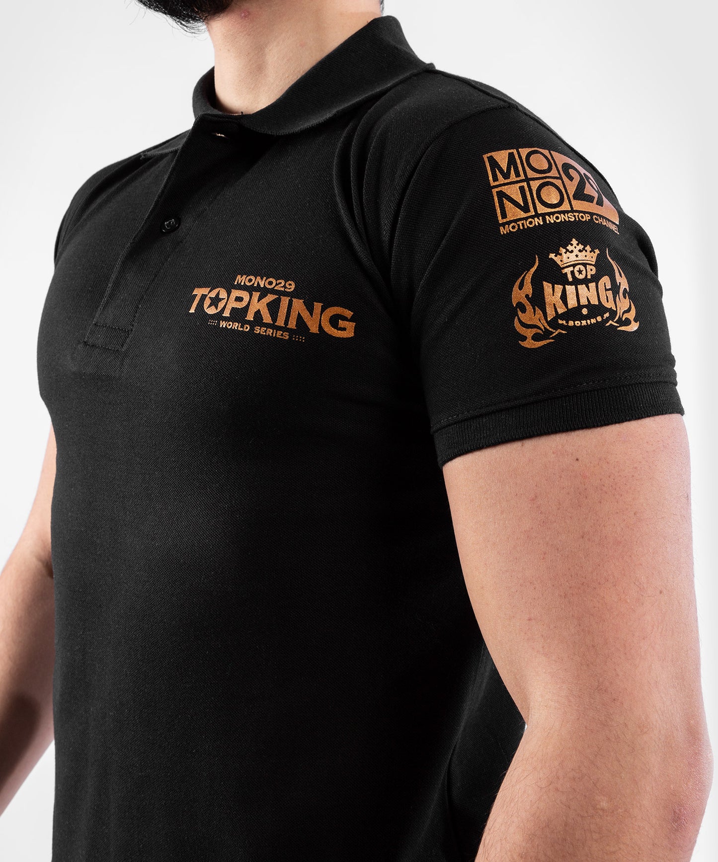 King Polo Top – Negro