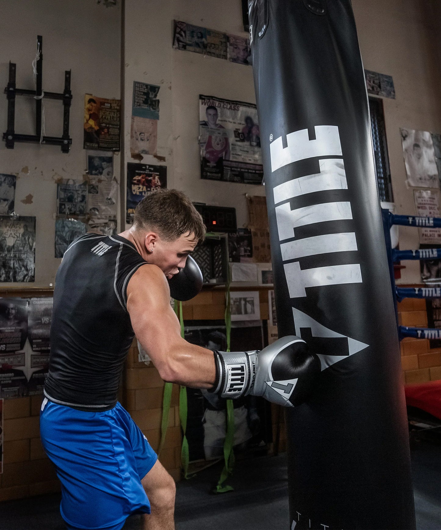 Title Boxing Infused Foam Interrogate 2.0 Boxing Gloves – Silver/Black