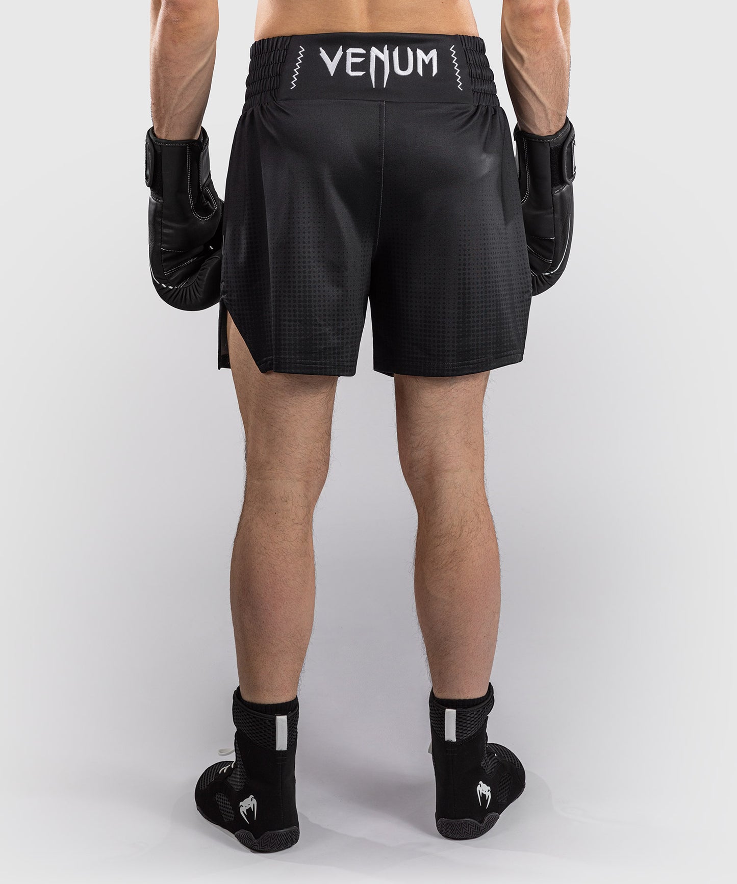 Venum Stealth Boxing Shorts - Black/White