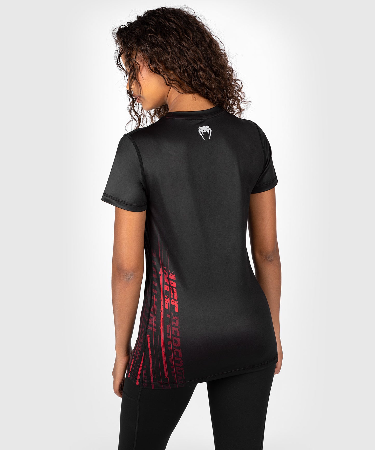 T-shirt Dry-Tech pour Femmes UFC Venum Performance Institute 2.0 - Noir/Rouge