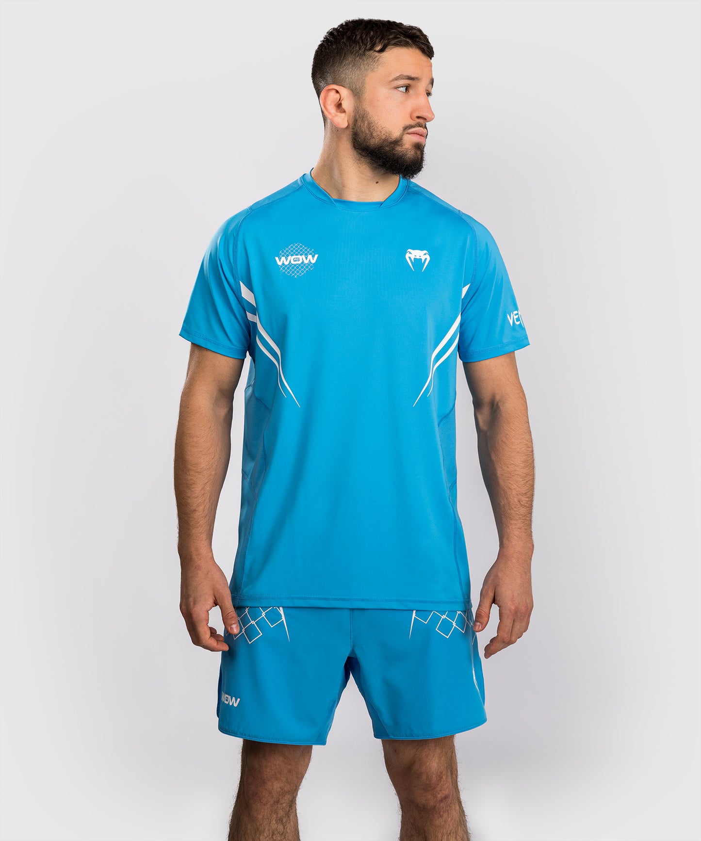 Venum x WOW FC Dry-Tech T-Shirt - Pacific Blue