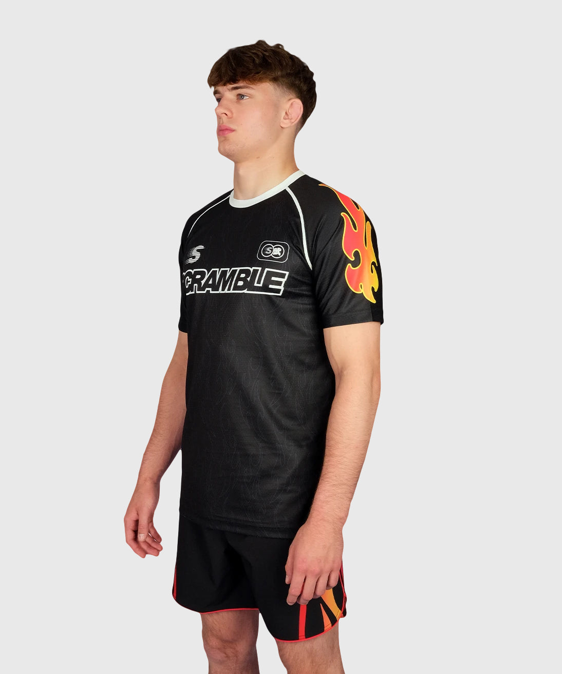 Dorai 1998 Fire Trainings-T-Shirt - Schwarz/Rot
