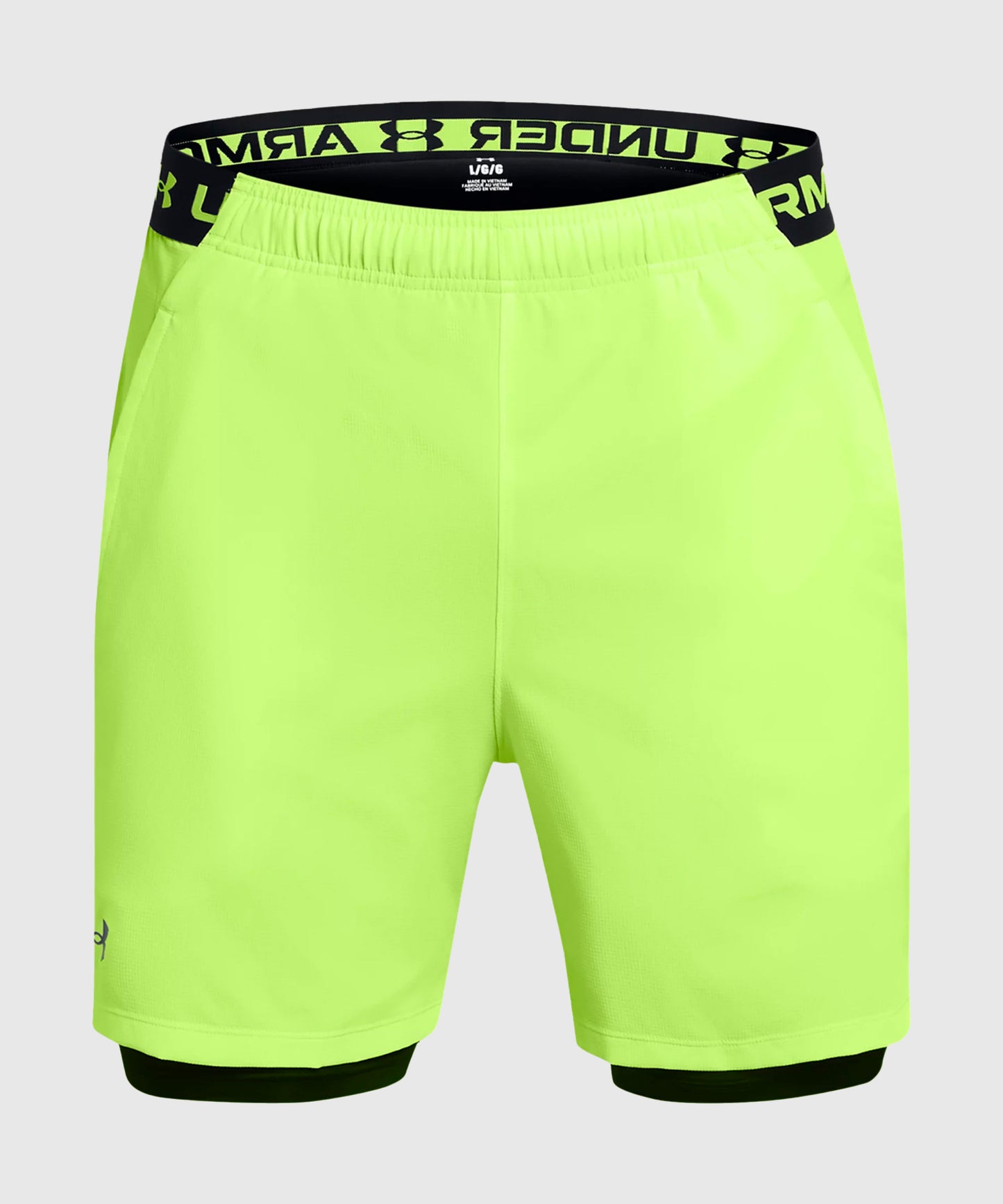 Short Under Armour 2-En-1 Ua Vanish Woven - Jaune Fluo
