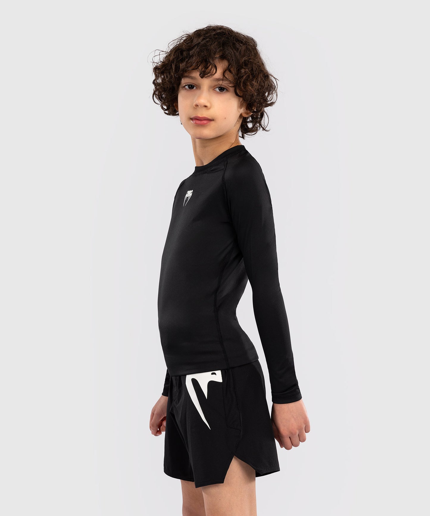 Rashguards Manches Longues pour Enfants Venum Contender - Noir