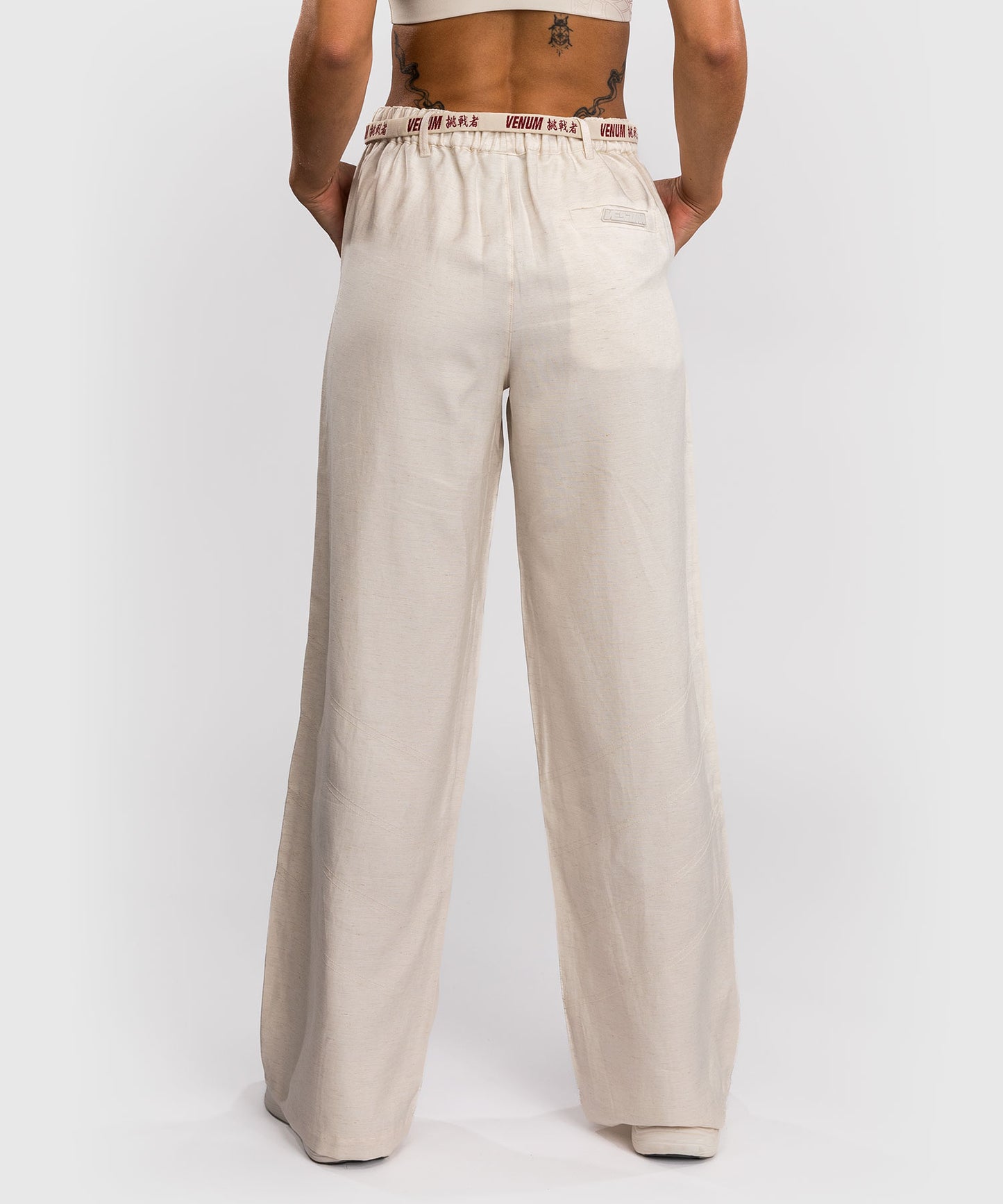 Venum Serpenti Pantalones Mujer – Marfil/Burdeos